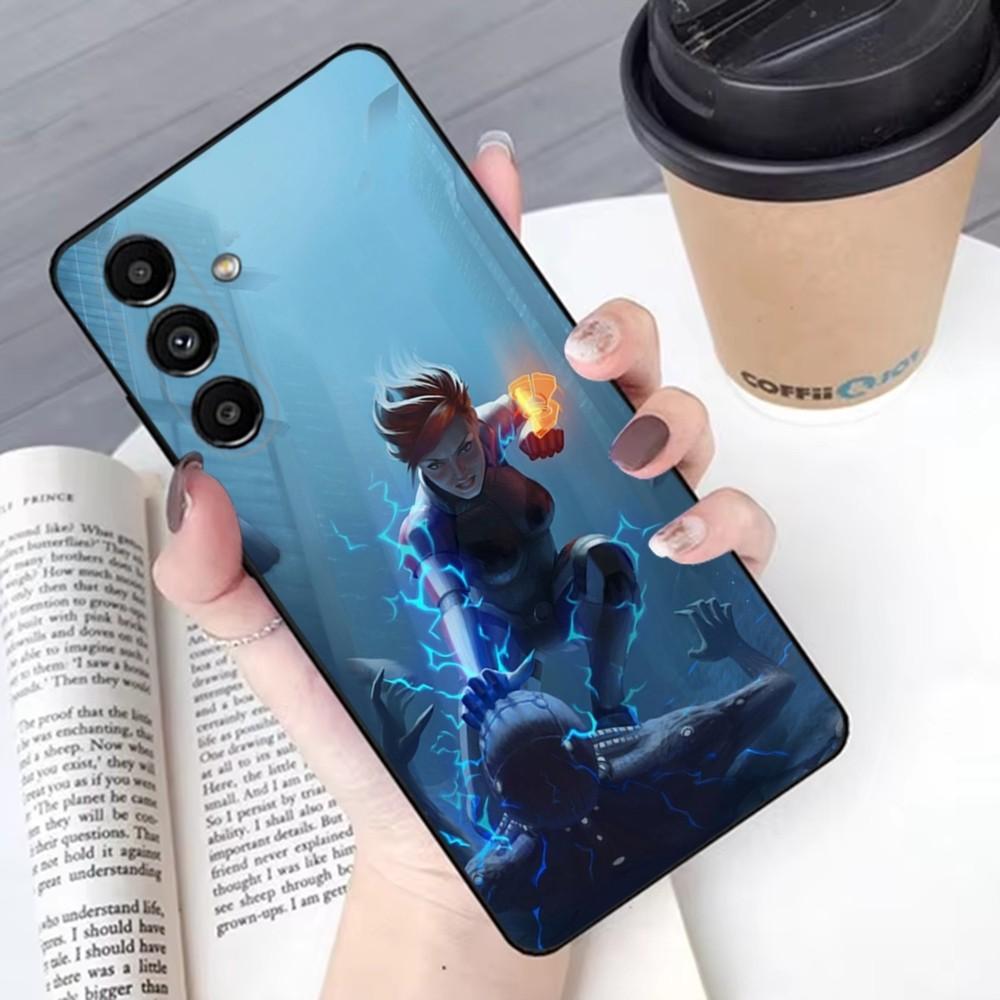 N7 Game M-Mass E-Effect Phone Case For Samsung S 25,24,21,22,23,30,20,Ultra,Plus,Fe,Lite,Note,10,9,5G Black Soft