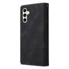 For Samsung Galaxy S25 FE Case Zipper Wallet Multiple Card Slots Leather Phone Cover with Wrist Strap