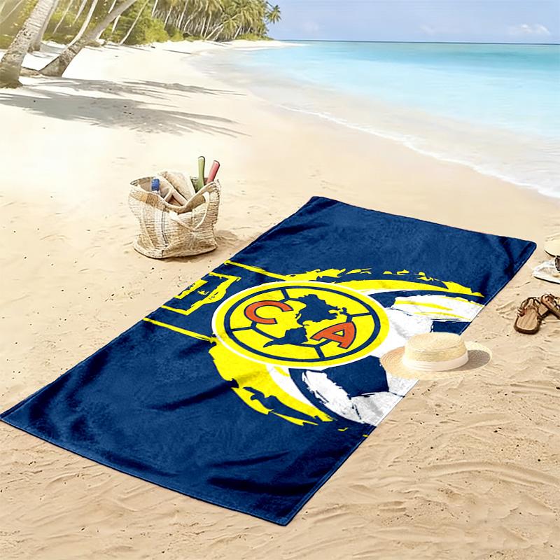 American Soccer Clubs cool Print Beach Towel, Large Soft Quick Dry Towel for Beach Camping Swimming