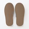 MUJI Igusa Open Size 84774522 Slippers, Front, Gray, 23.5 Cm,