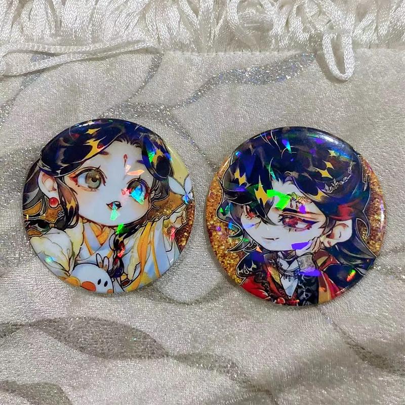 Anime Tian Guan Ci Fu Cosplay Badge Heaven Official's Blessing Hua Cheng Xie Lian Lapel Pin Props Brooch Accessories