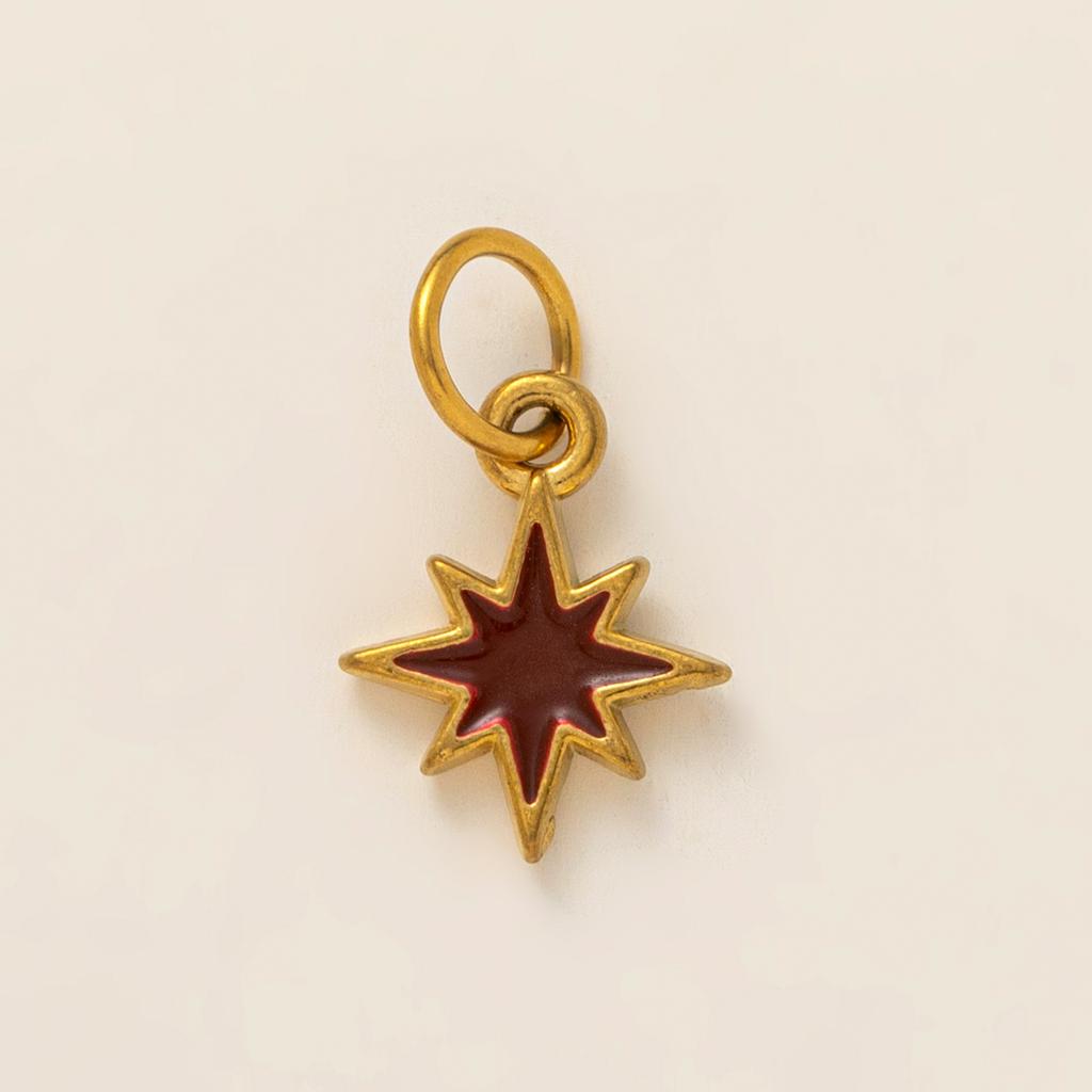 Fashionable and Trendy New Heart-shaped Pentagram Full Diamond Horseshoe Pendant Charms for Jewelry