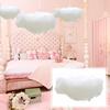 Artificial White Cotton Cloud Wedding Background Decoration Simulate Cloud Props DIY T Stage Birthday Christmas Hanging Ornament