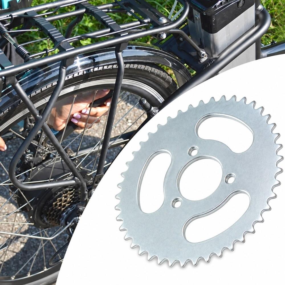 Easy Install Electric Scooter Sprocket 45# Steel 25H Chain Sprocket Durable Kart Sprocket Karts