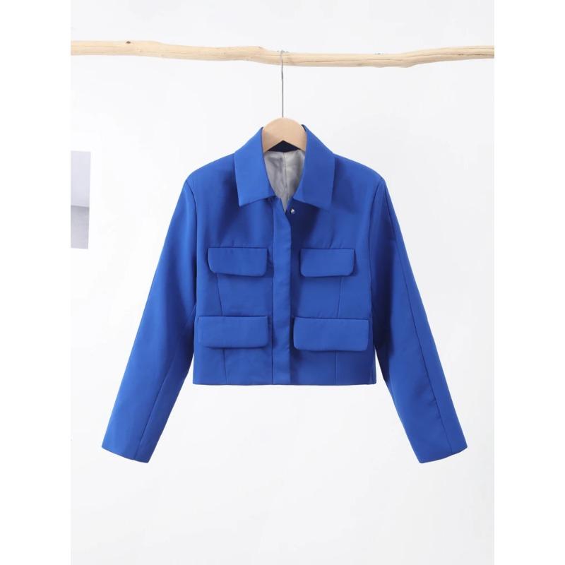 Red Short Coat Women Veste Fashion Suit Jacket Long Sleeve Turndown Slim Female Coats 2023 Autumn Winter Lady Commuter Tops Streetwear Jacket Overcoat