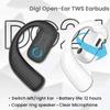 Wireless Bluetooth 5.4 Earphone 180° Rotation Ear Hook HIFI Stereo With MIC HD Call Open Single Ear Headset For Game Music Sport