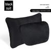Suede Lumbar Pillow for Maybach: Headrest Cushion and Neck Support.