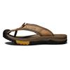 Golden Sapling Men's Slippers Summer Shoes Genuine Leather Flip Flops Man Casual Beach Shoe Comfortable Leisure Slides Footwear