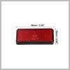 RATCHROLL Motorcycle Reflector Protector Reflector Front Lower Fork Reflector Sticker