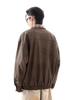 Unisex Retro Karomuster Patchwork Lederjacke - Mellade Street Style Trend