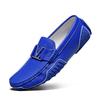 Live Leather Velvet Doudou Shoes Trendy Casual Leather Shoes Cowhide One-pedal Driving Trendy Shoes Large Size Men's Shoes