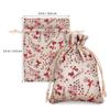 Drawstring Favor Pouches Christmas Candy Bag Assorted Colors Reusable Design For Children 48Pcs