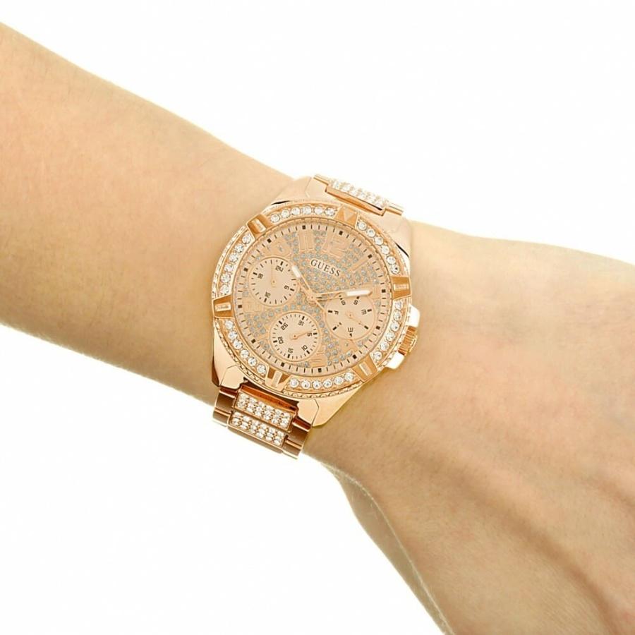 Guess Orologio da Donna Frontier W1156L3 Oro Rosa/Cristallo Cronografo