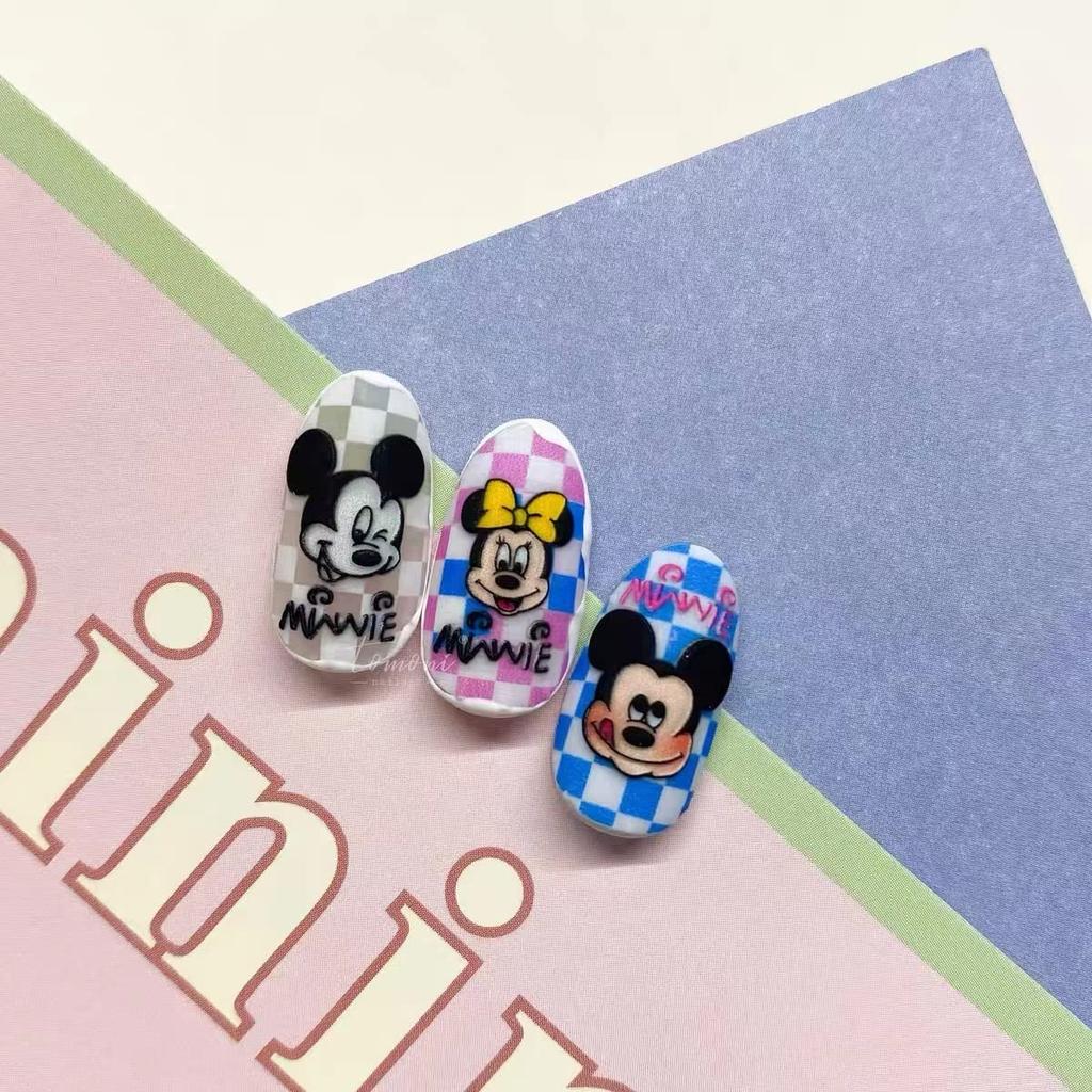Mickey Mouse Nail Art Stickers Cute Cartoon Nail Art
