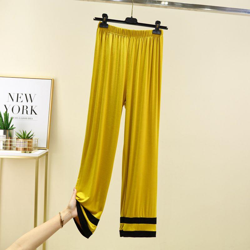 

Модальная тонкая свободная домашняя одежда Брюки кэжуал с высокой талией Ginger yellow XL (65.00 kg-75.00 kg recommended