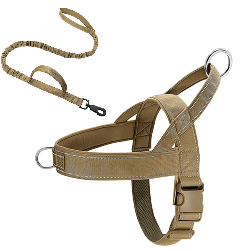 Pet Dog Harness Leash Set, Breathable Design with Night Reflective Strips, Convenient Dog Vest Harness, 1 Set