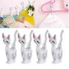 4Pcs Cute Cats Plastic Clothes Pegs Clothespins Cartoon Beach Towel Clips Bed Sheet Socks Windproof Laundry Pins