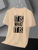 Men's Graphic Tee - Casual Crew Neck, Short Sleeve T-Shirt with Stretch Fabric, Machine Washable -Leisure Style