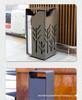 Stainless Steel Outdoor Trash Can for Parks and Commercial Areas