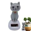 Animated Solar Dancing Toy Cute Solar Powered Swinging Cat Dashboard Decoration Swing Cat Decor For Birthday Gift Holiday Gift