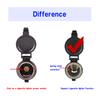10-1PCS Max 10A Car Cigarette Lighter Waterproof Female Socket Seat with Cover Case 12V-24V Auto Truck Motorcycle Car Accessorie