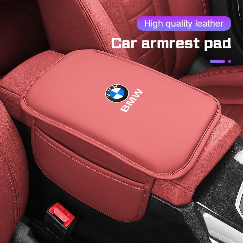 PU Leather Car Armrest Box Pad For BMW E46 E90 E60 F10 F30 E39 E36 F20 E87 G30 G20 G38 X1X3 X5 X6 X7 Protector Cover Accessories