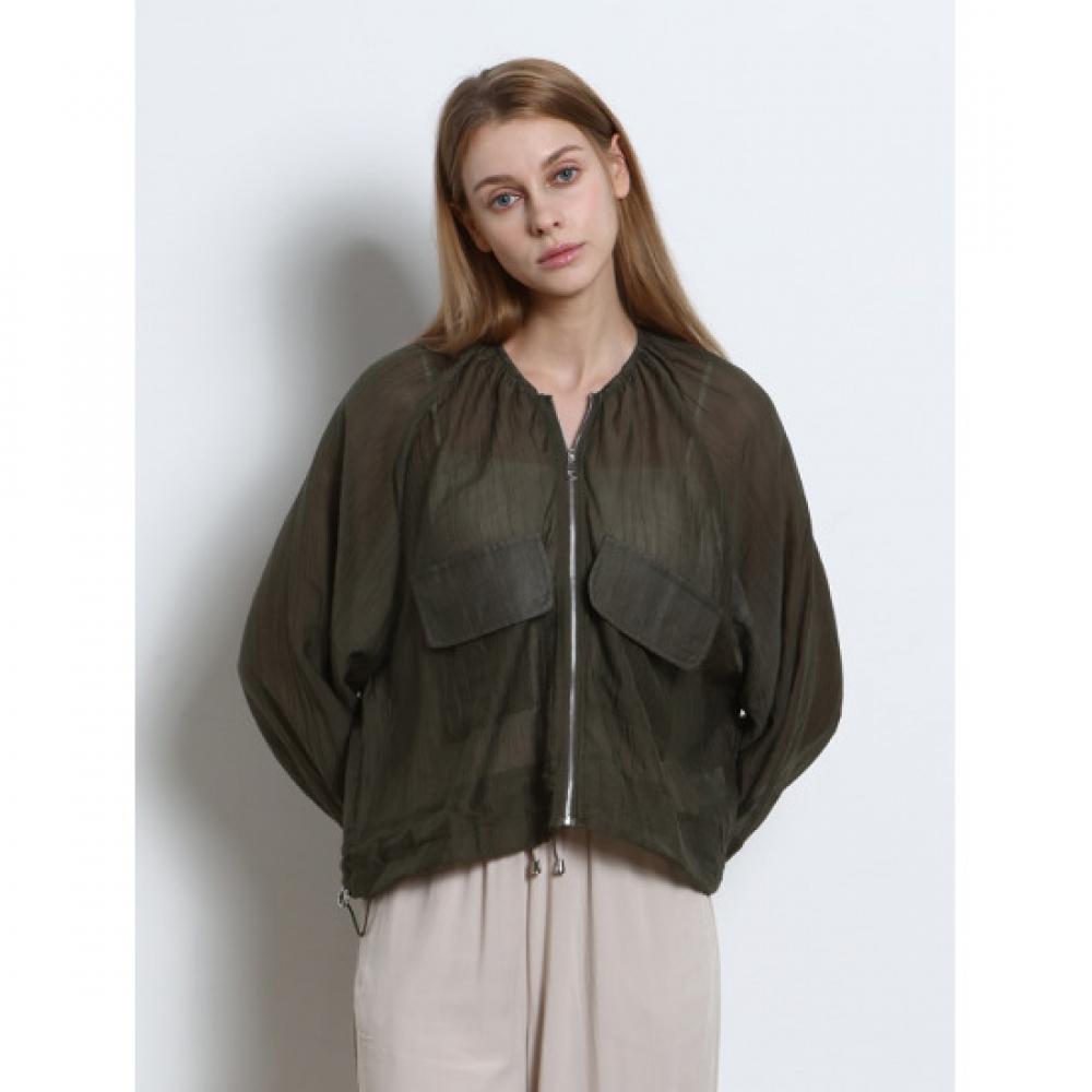 CreSSon Men S Airy Sheer Pocket blouSon Jacket