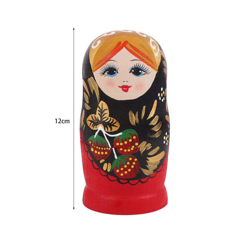 Strawberry Girls Matryoshka Doll 5 Layers Russian Nesting Doll Classic Nesting Dolls Birthday Gift