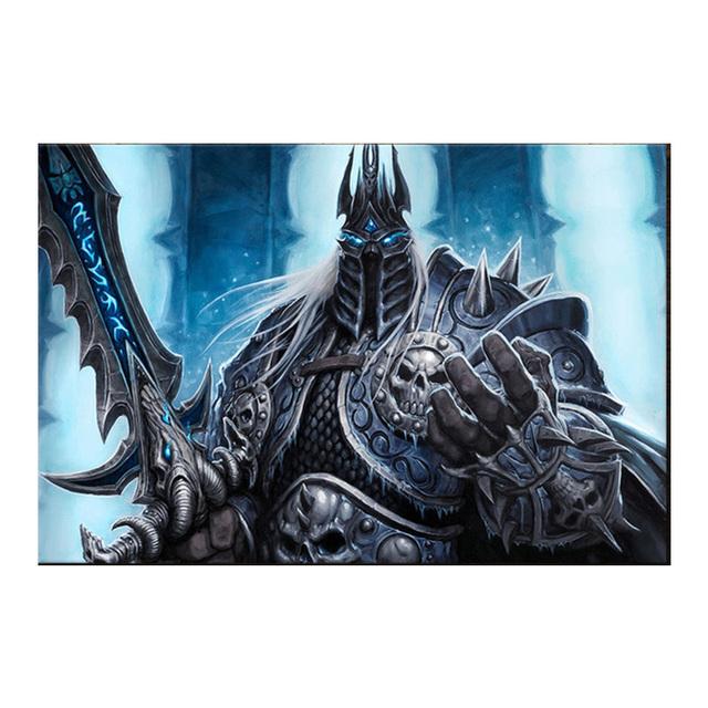 Klasická oblíbená hra World of Warcraft Umělecká díla Plakáty a obrazy Nástěnné malby na plátně Obraz Chlapec Herna Domácí dekorace Bez rámu