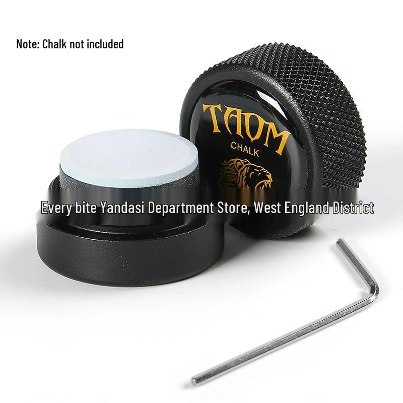 Taom Metal Cue Chalk Holder - Strong Magnetic Chalk Powder Box