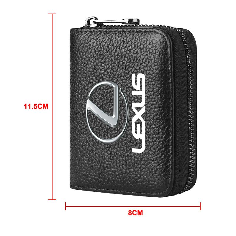 Leather Car Driver's License ID Card Bank Card Wallet Car Accessories For Lexus ES300 RX330 RX300 GS300 IS250 IS200 CT200h NX RX