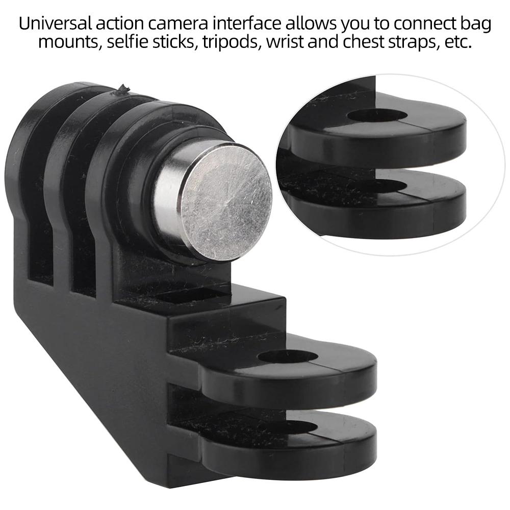 90° Vertical Adapter Tripod Mount for GoPro Hero 13 12 11 10 9 Insta360 SJCAM SJ4000 AKASO DJI OSMO Action Camera Accessories