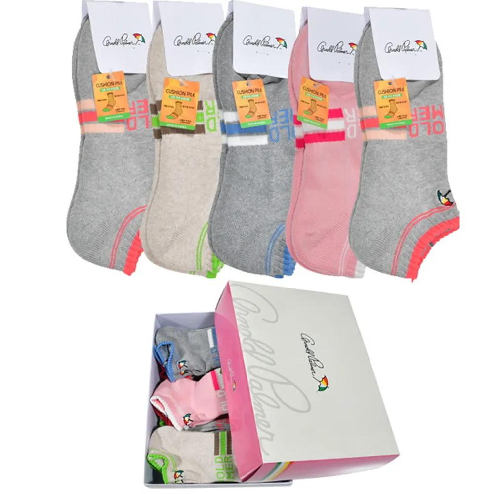 Arnold Palmer Ladies File Instep Logo Sneaker Socks 24cm