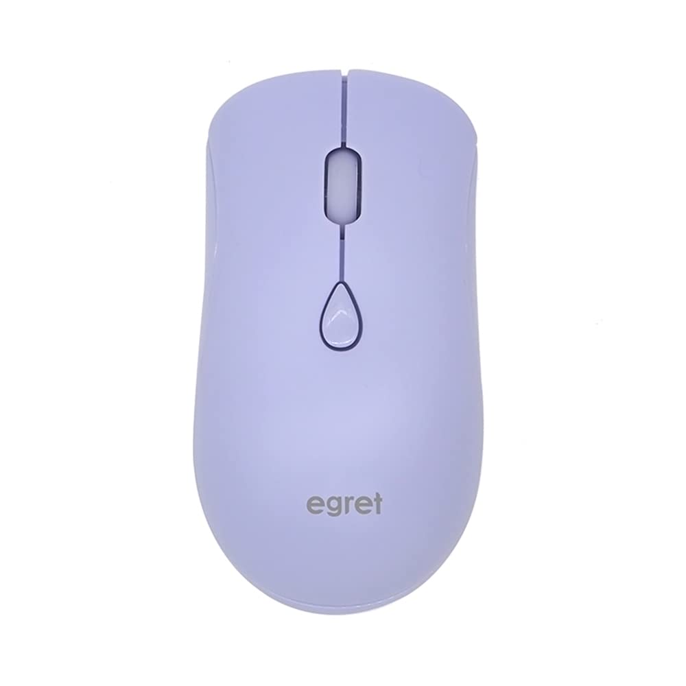 

EGRET SweetiE a rechargeable wireless mouse with Bluetooth and supports two features three DPI and is a and lightweight (Lavender Latte) EM23-S1,