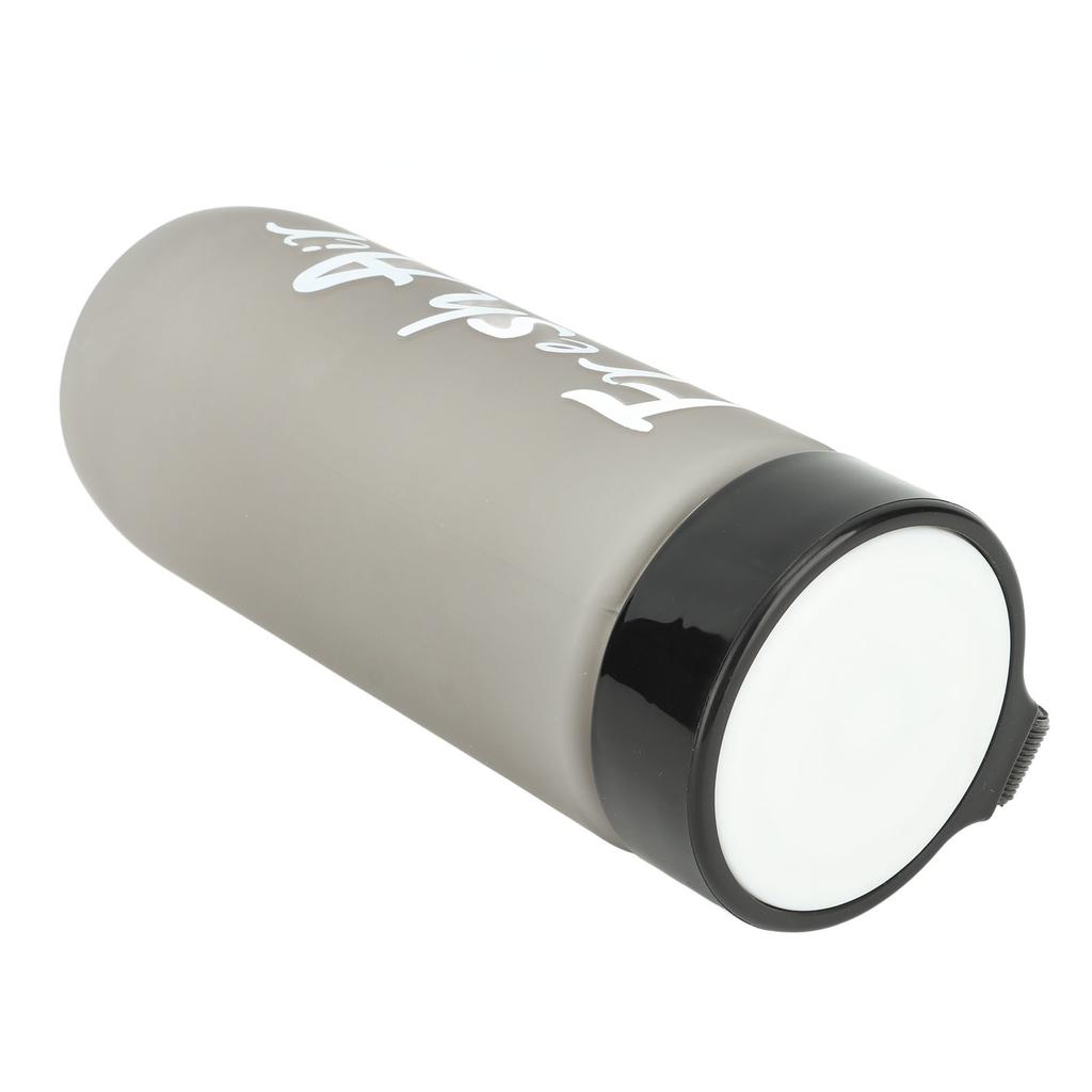 600ml Water Bottle Frosted Large Capacity Leakproof Water Bottle with Lanyard for Outdoor Travel Gym