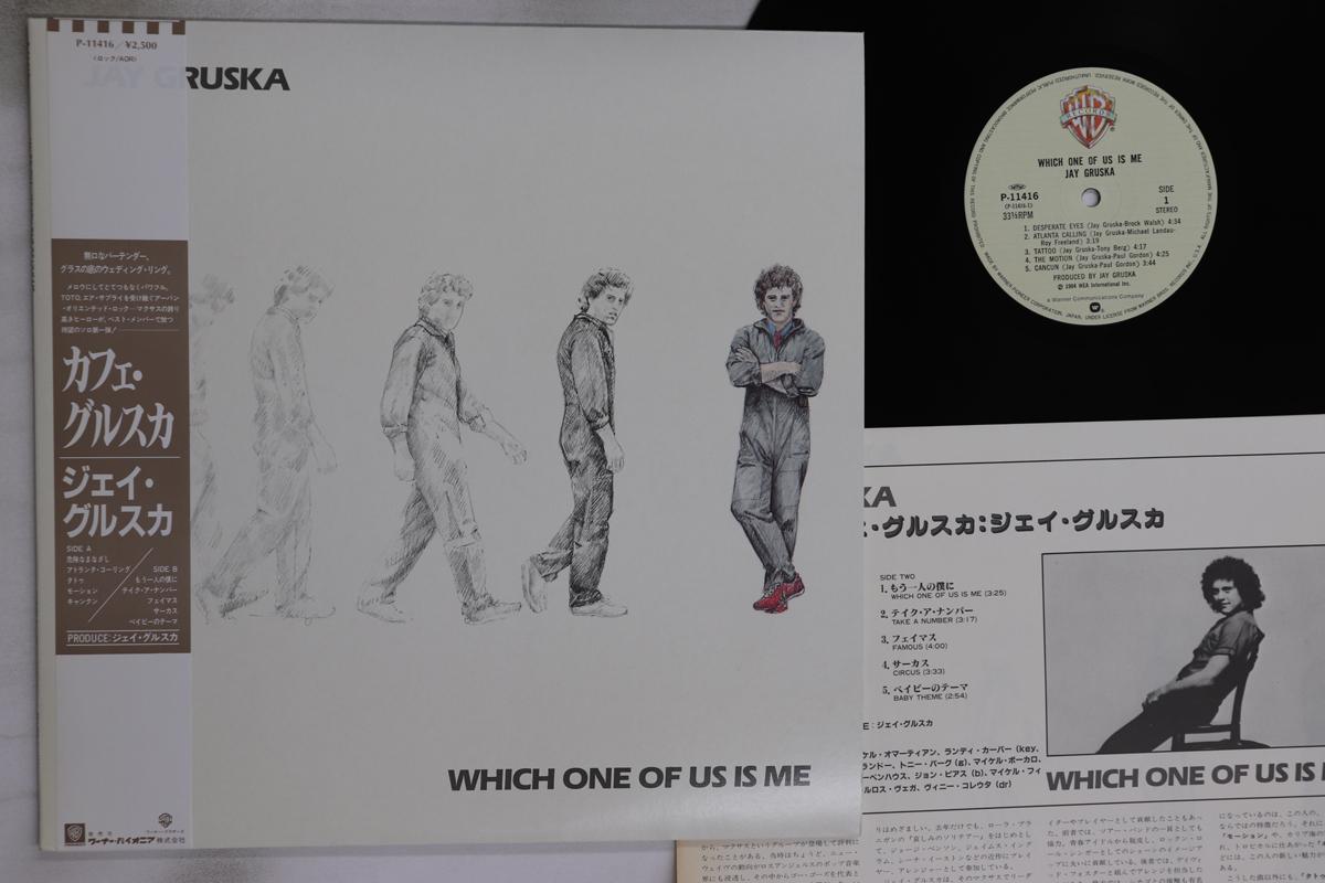 

LP Record JAY GRUSKA - Which One Of Us Is Me P11416 WARNER BROS 1984 Japan Obi Rock Used