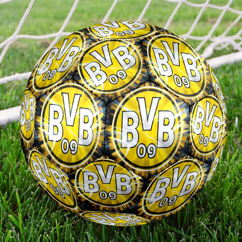 Borussia Fcfc Size 5 Soccer Balls, High-Quality, Anti-Slip, Protective Football, a Unique Gift Suitable for Birthdays, Christmas