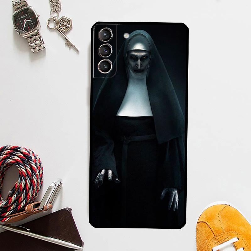 The Nun Valak Horror Case For Samsung Galaxy S24 S23 S22 Ultra Note 20 10 S8 S9 S10 Plus S20 FE S21 FE Cover