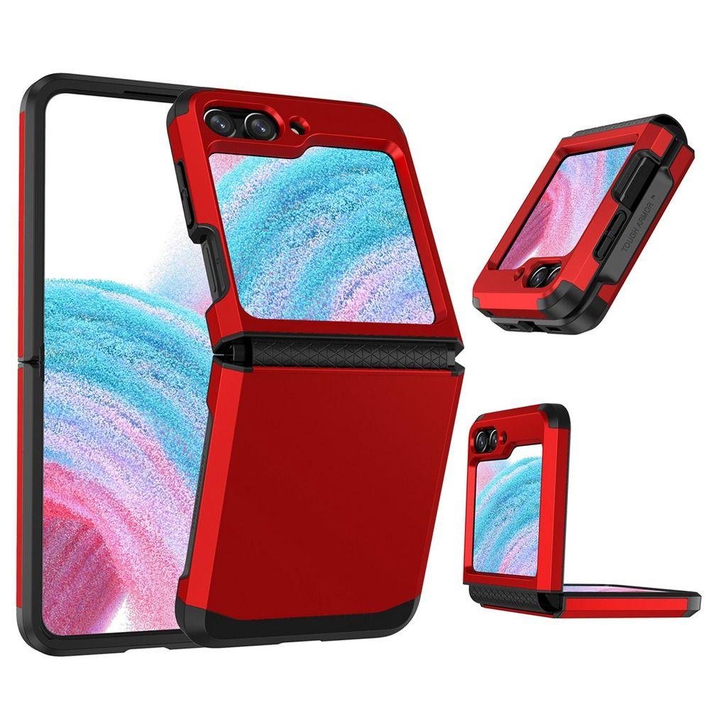 1 vnt. PC TPU telefono dėklas su lankstu, mobiliojo telefono apsauga Z Flip 3/4/5 dėklui, skirtas Samsung Galaxy telefonui