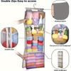Versatile Wall-mounted Bag for Storing Yarn Dolls Toys Accessories, Door Back Organizer