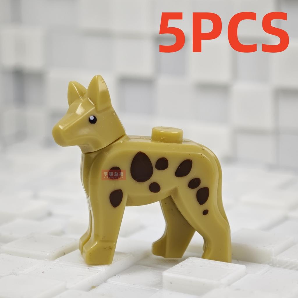 MOC City Animal Building Block Figures Eagle Owl Panda Parrot Seagull Penguin Zoo Fram Horse Pig Accessories Bricks Toy Gift