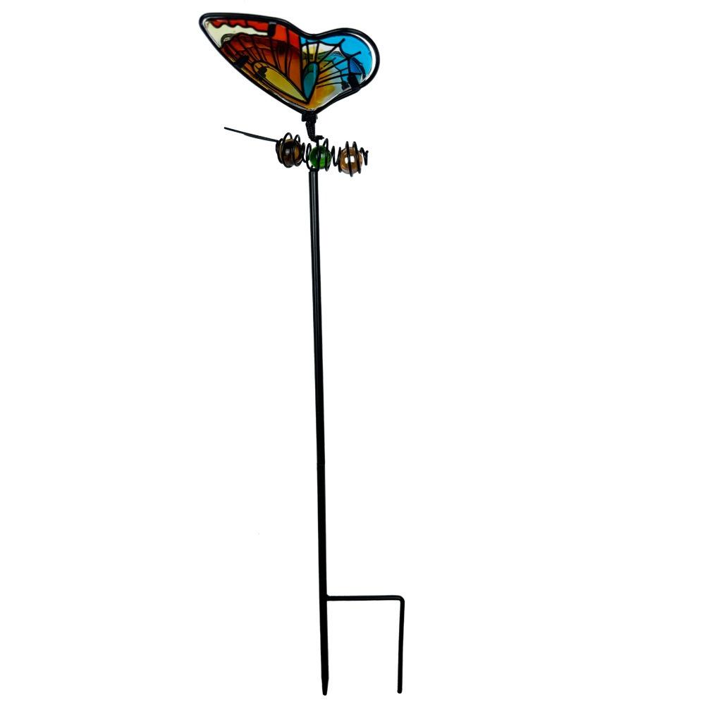 

Metal Ground Stake Creative Garden Pile Decorative Floor Plugs Potted Plants Style 3