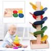 1Set Learning Block Disassembled Interactive Educational Baby Blocks Toddlers Sensory Stacking Blocks Tumble Block
