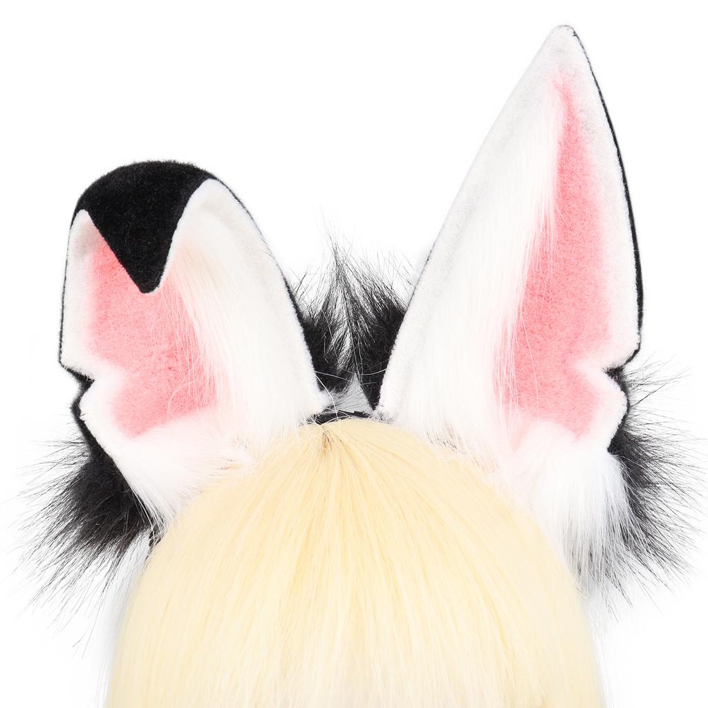 Halloween Simulated Plush Animal Ears Headband Jackal Ears Comic Exhibition Party Props Anubis Dress Up