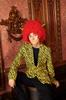 Clearstone Cosplay Halloween Setsubun Gehörnter Hyper Afro Unisex Rot