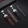 Butterfly Buckle Genuine Calfskin Leather Watch Strap for Tissot 18/19/20/21/22mm Replacement Soft Wristwatch Band for Men Women