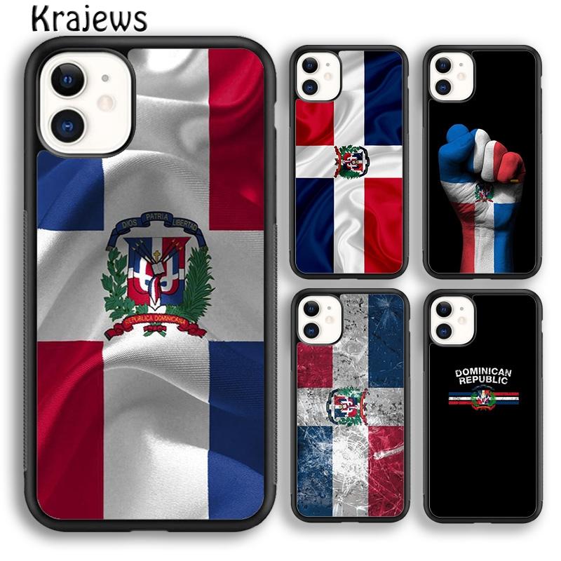 Krajews Dominican Republic Coat Of Arms Phone Case Cover For iPhone 17 Air 16 15 14 plus 11 12 13 pro max Fundas