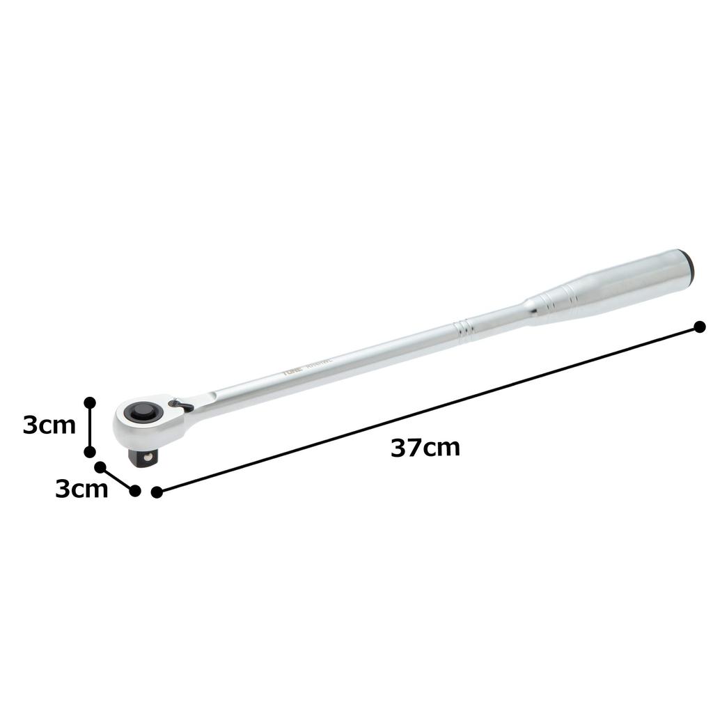 TONE Langt skrallehåndtak RH4HWL Drivvinkel (Hul/Hold Type) 12,7 mm (1/2")