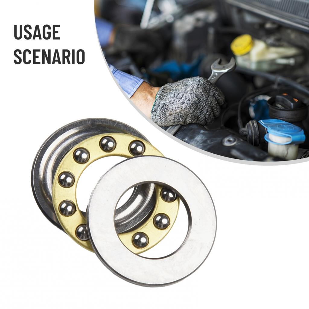 Rulmenți de tracțiune cu bile Rulmenți plat din oțel în miniatură Piese interschimbabile