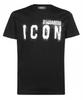 DSQUARED2 Italian T-shirt Icon Black - Size: XXL